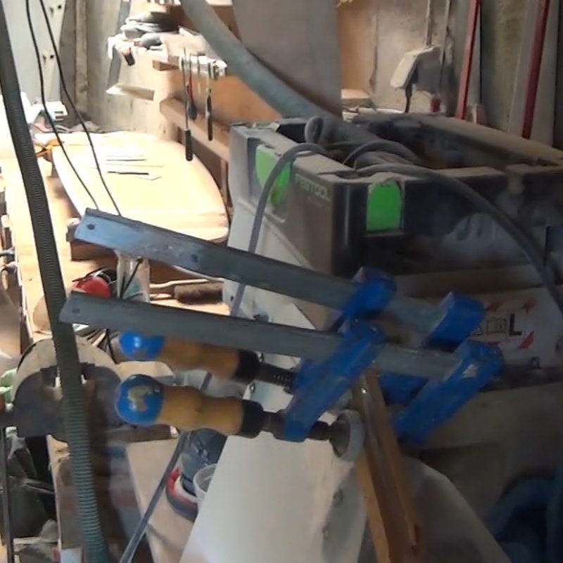 serrage serre-joint réparation planche kitesurf