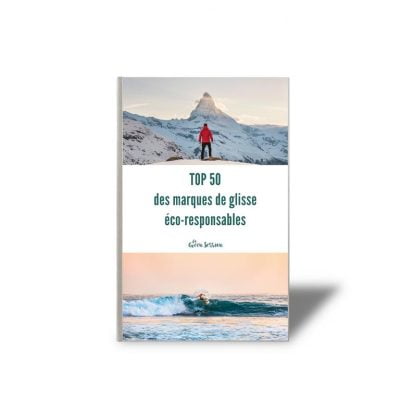 page de garde du ebook top 50 des marques de glisses éco-responsables