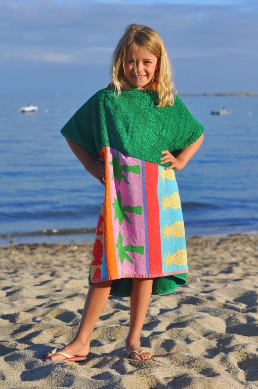 Poncho à capuche Adulte Surf Crétoise - Ma cabane sur la plage